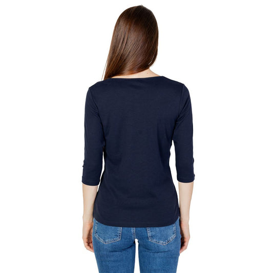 Street One Blue Cotton Long Sleeve ST-12748000010-IT42|M