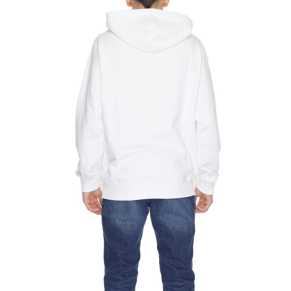 Underclub White Cotton Hoodie 1728,71956299936,Clothing,Hoodies - Sweaters - Clothing,IT44 | S,IT46 | M,IT48 | L,IT52 | XL,Men,Men - Clothing,New with tags,Sweaters - Clothing,Sweaters - Men - Clothing,Underclub,White