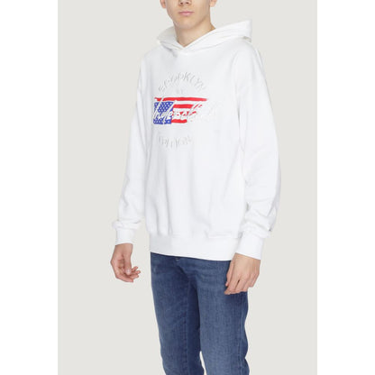 Underclub White Cotton Hoodie 1728,71956299936,Clothing,Hoodies - Sweaters - Clothing,IT44 | S,IT46 | M,IT48 | L,IT52 | XL,Men,Men - Clothing,New with tags,Sweaters - Clothing,Sweaters - Men - Clothing,Underclub,White