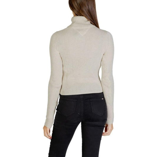 Tommy Hilfiger Jeans Beige Recycled Polyester Sweater TO-14577702507-XL