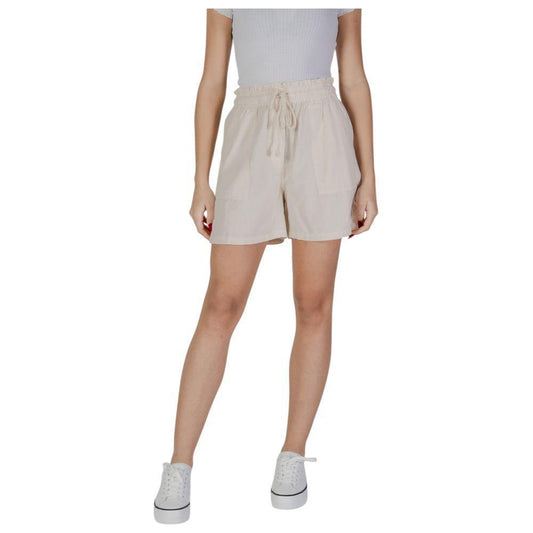 B.Young Beige Cotton Short BY-14884500127-IT36|XXS