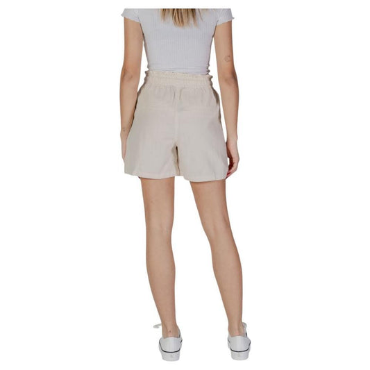 B.Young Beige Cotton Short BY-14884500127-IT36|XXS