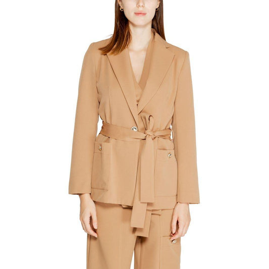 Rinascimento Beige Polyester Blazer RI-14928500309-IT44|L