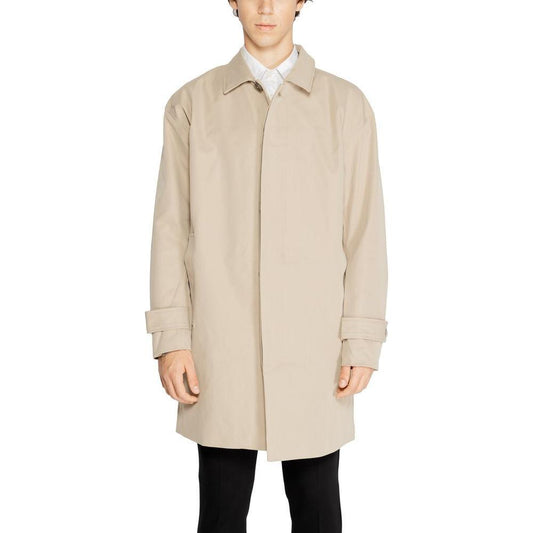 Only & Sons Beige Polyester Trench Coat ON-15322700127-IT54 | XXL