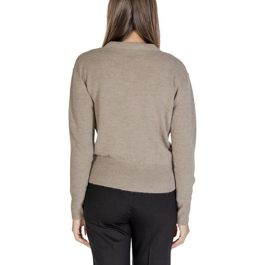Alviero Martini Prima Classe Beige Polyester Sweater AL-15610600127-IT40|S
