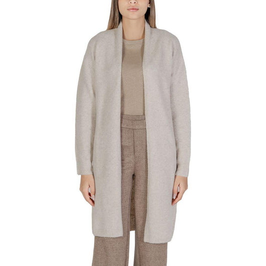 Morgan De Toi Beige Polyester Cardigan MO-15618600127-IT42|M