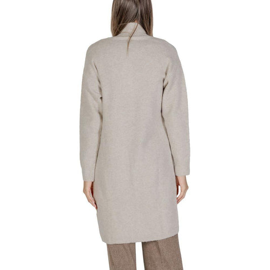 Morgan De Toi Beige Polyester Cardigan MO-15618600127-IT42|M