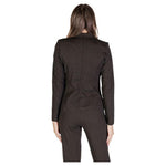 ICHI Brown Polyester Blazer IC-15691400140-IT40|S