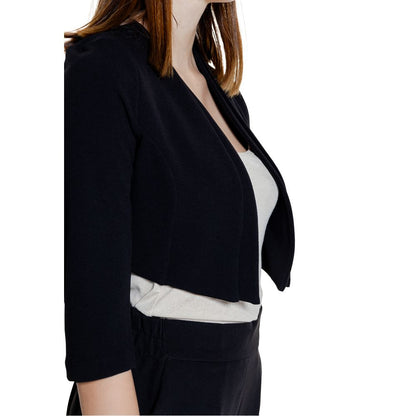 Rinascimento Black Polyester Sleveless Jacket 1728,71956299936,Black,Clothing,IT40|S,IT44|L,Jackets & Coats - Clothing,New with tags,Rinascimento,Sleveless Jacket - Jackets & Coats - Clothing,Sweaters - Women - Clothing,Women,Women - Clothing