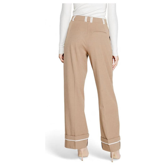 Only Brown Recycled Polyester Pant ON-14843800140-W42 | L32