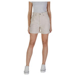 B.Young Beige Cotton Short BY-14885200127-W25