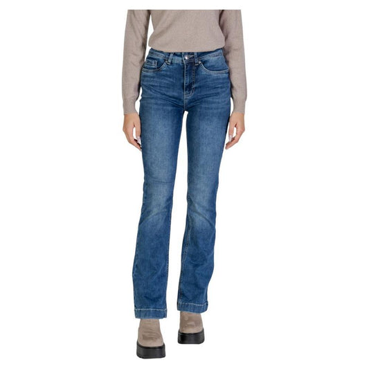 Street One Blue Cotton Mom Jean ST-15622100176-W36 | L32