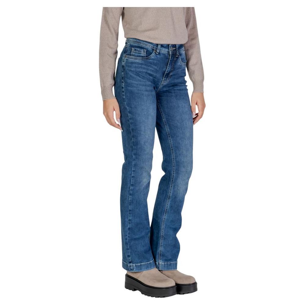 Street One Blue Cotton Mom Jean ST-15622100176-W36 | L32