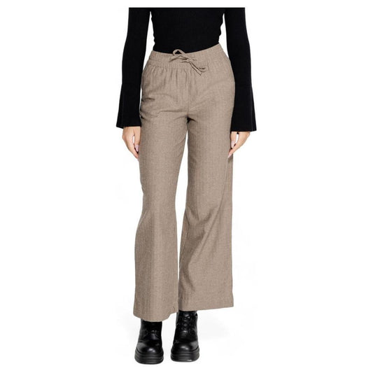 Jacqueline De Yong Brown Cotton Pant JA-14835300736-M/32
