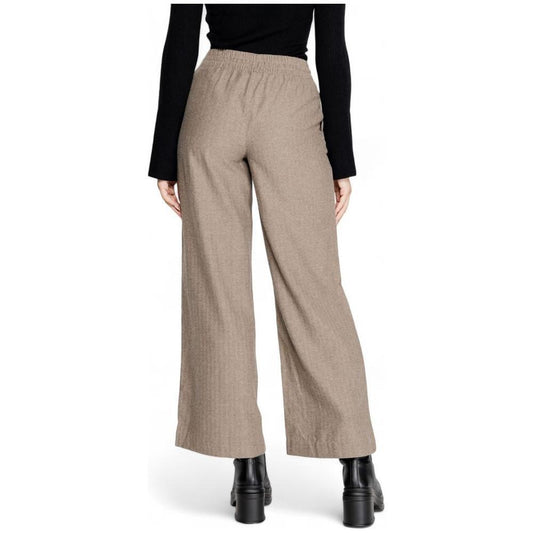 Jacqueline De Yong Brown Cotton Pant JA-14835300736-M/32