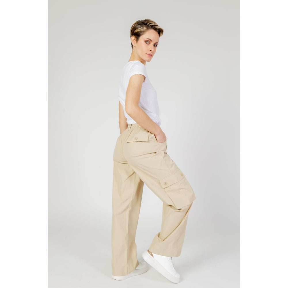 Only Beige Cotton Pant ON-13389600127-S/32