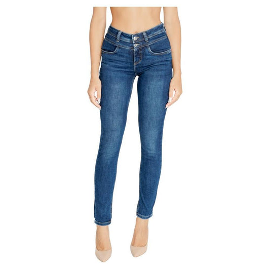 Street One Blue Cotton Mom Jean ST-13508000176-W36 | L30