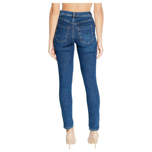 Street One Blue Cotton Mom Jean ST-13508000176-W36 | L30