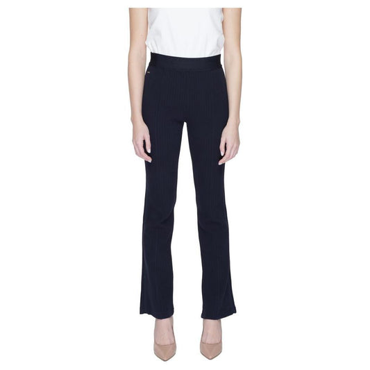 Street One Blue Cotton Pant ST-14090200128-W40 | L30