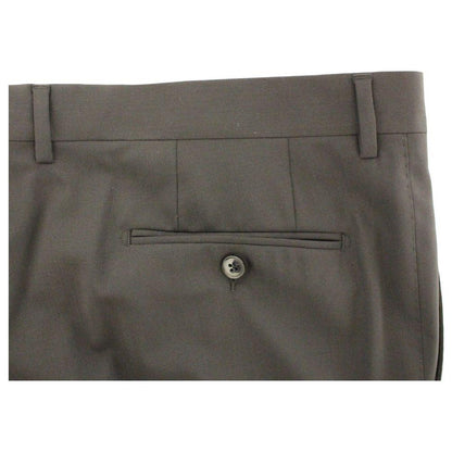 Dolce & Gabbana Black Wool Stretch Pleated Pants1728,3% Elastane,67345645728,Black,Casual Pants - Pants - Clothing,Clothing,Dolce & Gabbana,IT58 | 3XL,Jeans & Pants - Men - Clothing,Material: 97% Wool,Men,Men - Clothing,New with tags,Pants - Clothing