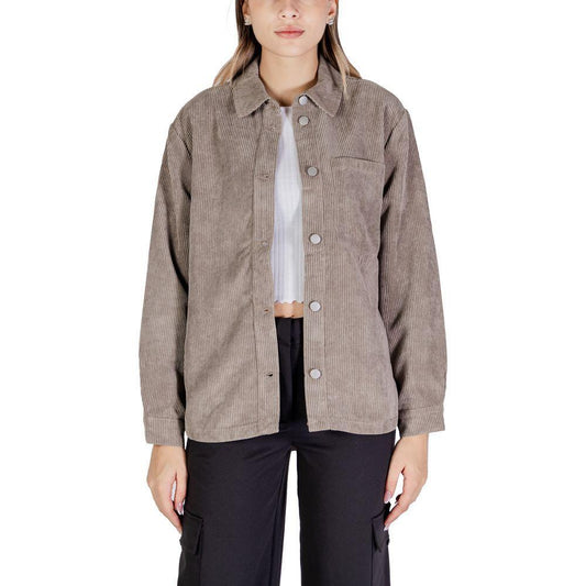 Jacqueline De Yong Beige Polyester Shirt JA-14840100309-IT42|M