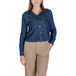 Street One Blue Cotton Shirt ST-15624300176-IT38|XS