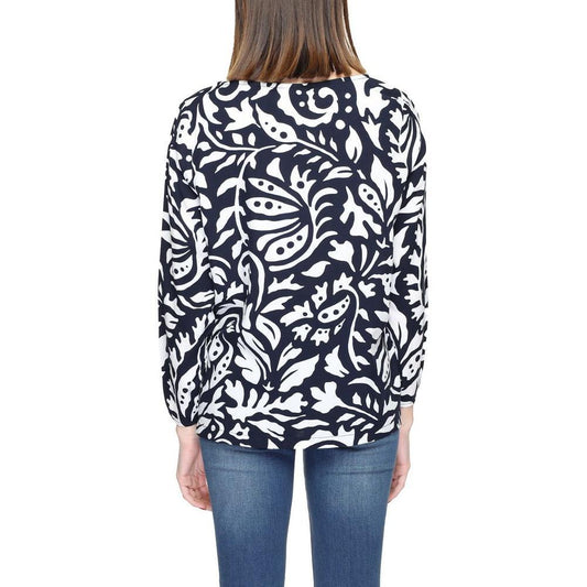 Street One Blue Viscose Blouse ST-14090300128-34 | XXS