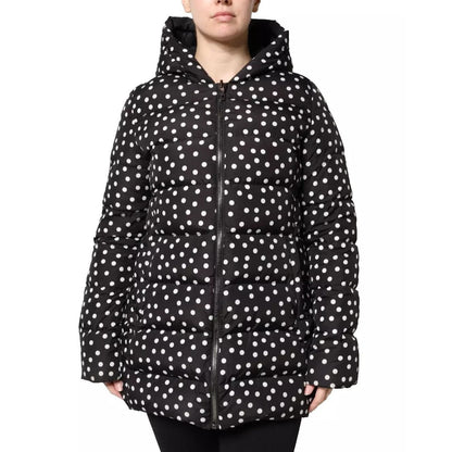 Dolce & Gabbana Black Polyester Hooded Reversible Jacket1728,67345645728,Black,Clothing,Dolce & Gabbana,Hoodies - Sweaters - Clothing,IT36|XXS,IT38|XS,IT40|S,IT42|M,IT44 | L,Jackets & Coats - Clothing,Jackets & Coats - Women - Clothing,Material: 100% Poly