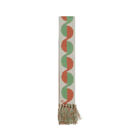 Valentino Garavani Geometric jacquard pattern Scarf VA6W2EN00BDZGRDBBB