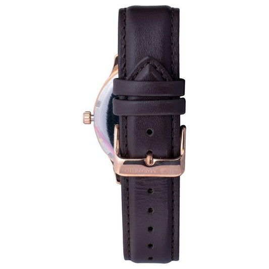 Luca Maranello Brown Leather Watch LMAY012525002AC