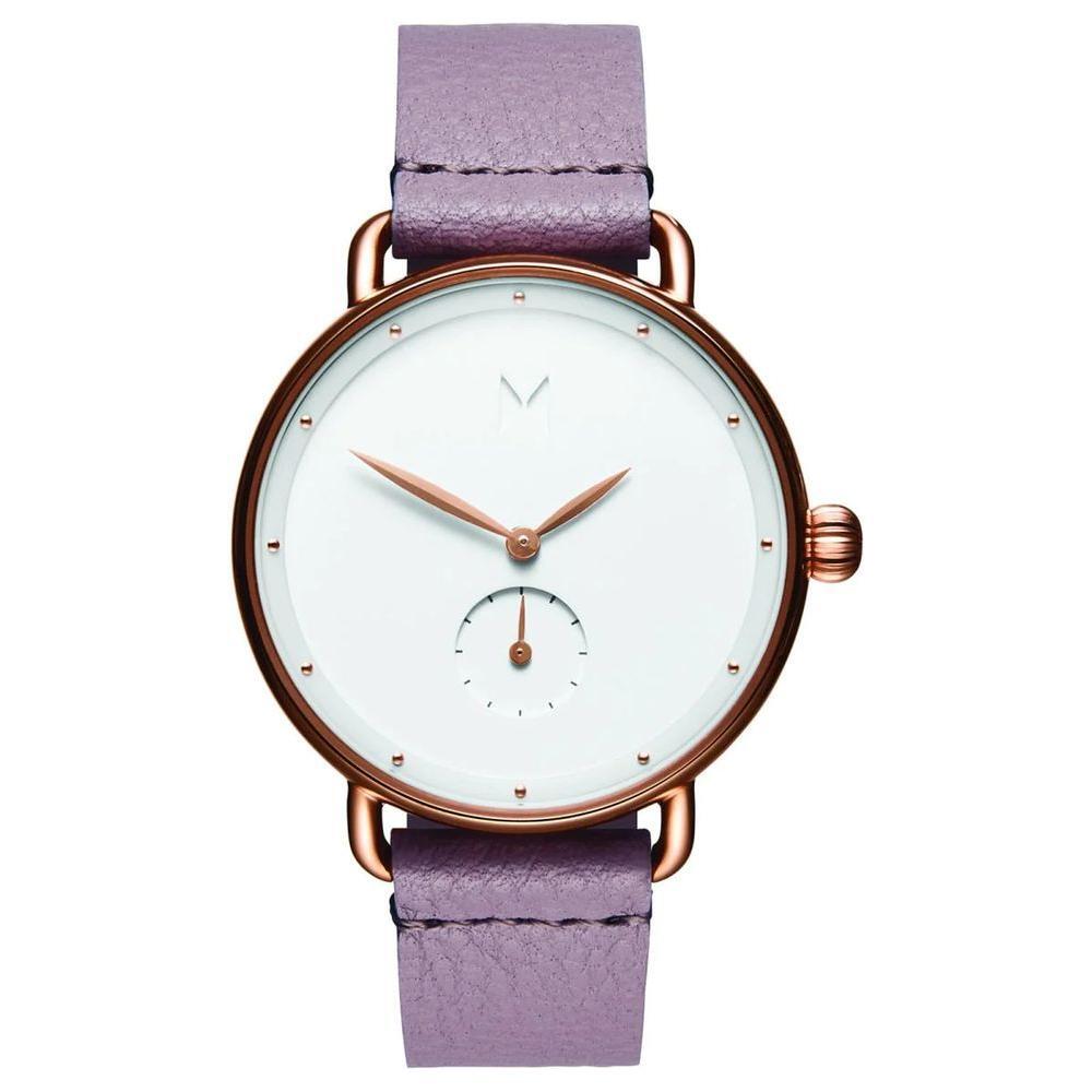 MVMT Purple Leather Watch MVDFR01RGPUAC