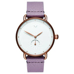 MVMT Purple Leather Watch MVDFR01RGPUAC