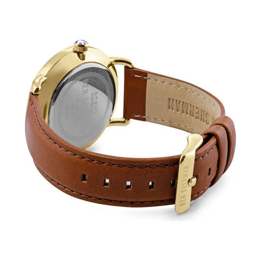 Ben Sherman Brown Leather Watch BSWB033TGAC