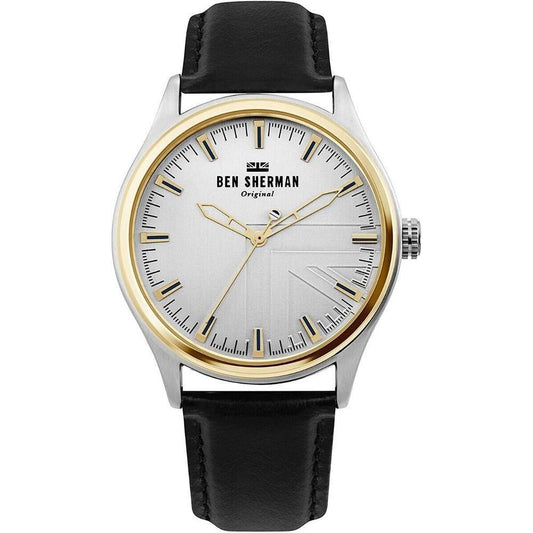 Ben Sherman Black Leather Watch BSWB036BAC