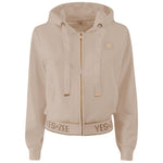 Yes Zee Beige Cotton Sweater YE-14618-S