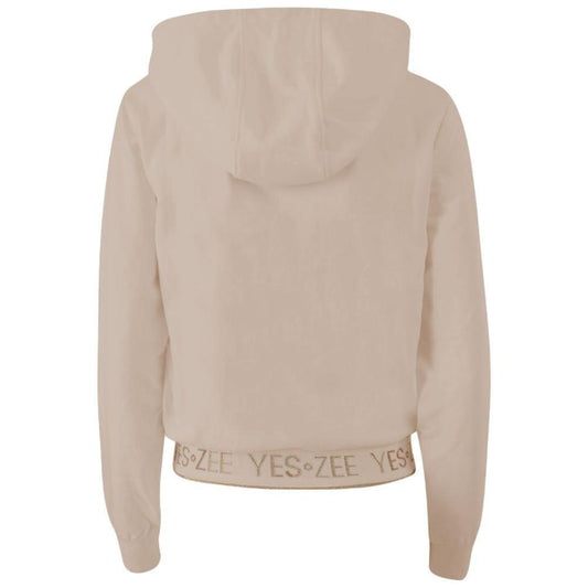 Yes Zee Beige Cotton Sweater YE-14618-S