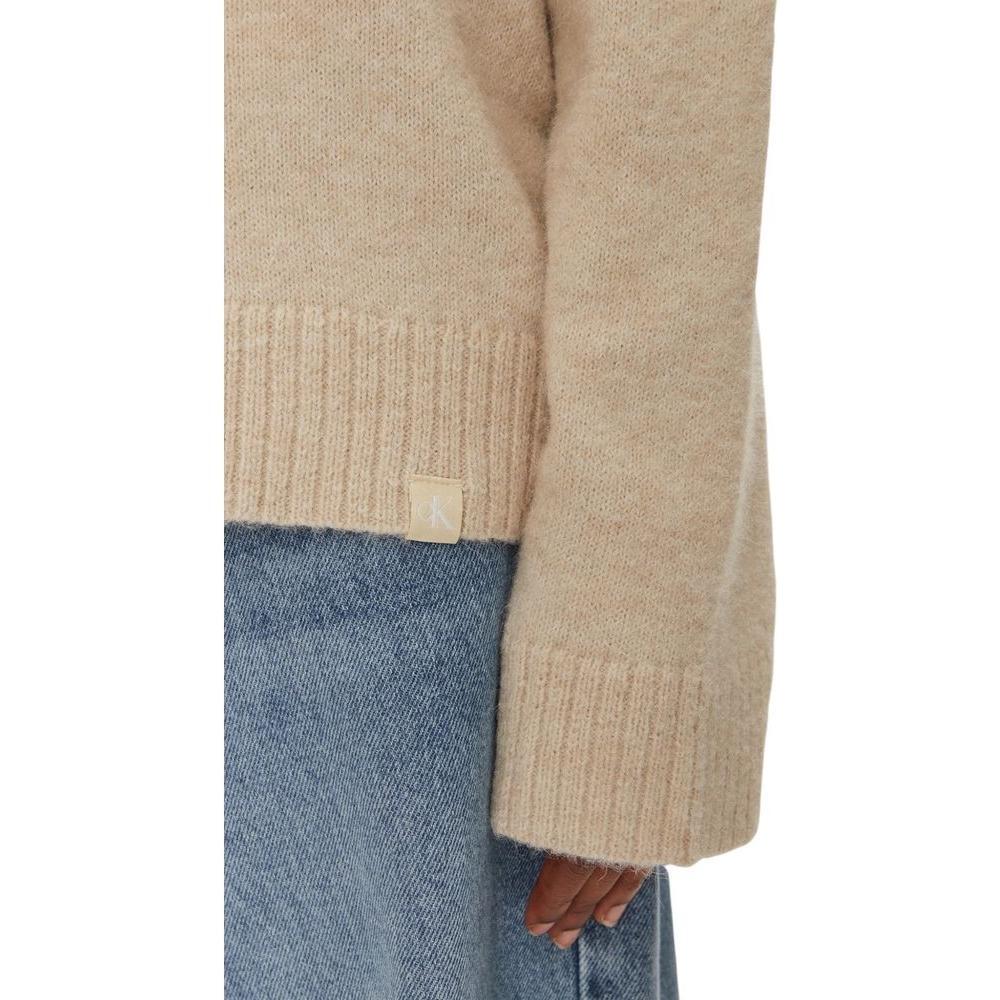 Calvin Klein Jeans Beige Polyester Sweater CA-16505402507-IT42|M