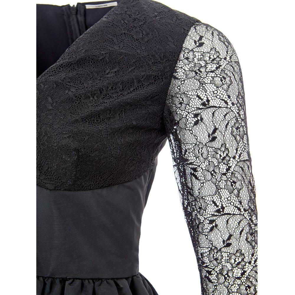 Lardini Black Polyester Cocktail Dress