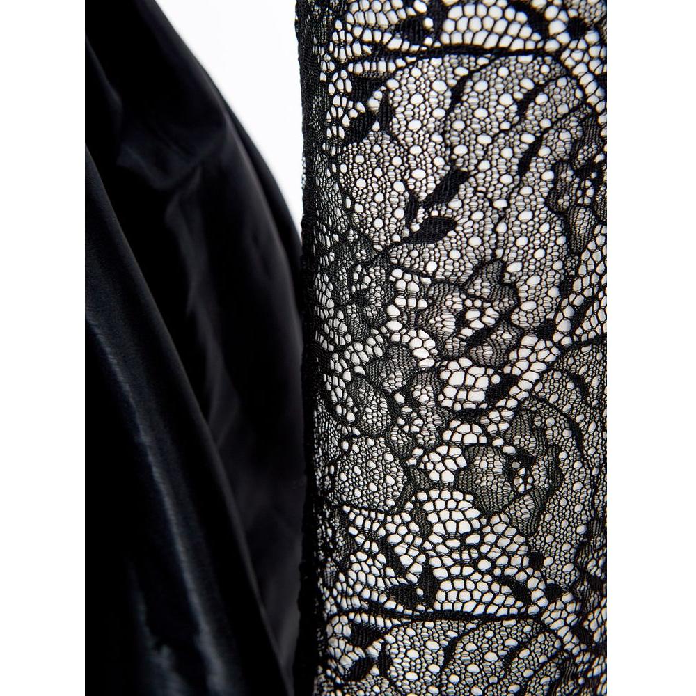 Lardini Black Polyester Cocktail Dress