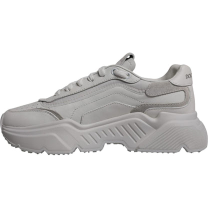 Dolce & Gabbana White Daymaster Low Top Sneakers Shoes