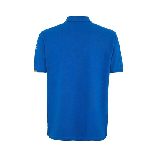 Suns Blue Cotton Polo Shirt SU-15046-S