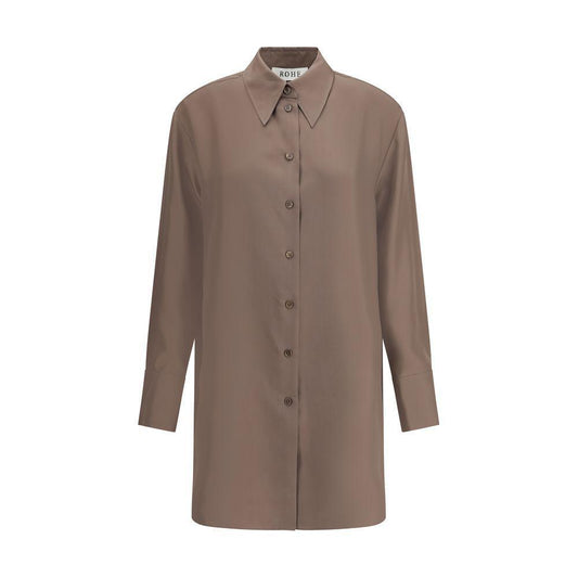 Rohe Long silk Shirt RO-41519085243400-IT36 | XS