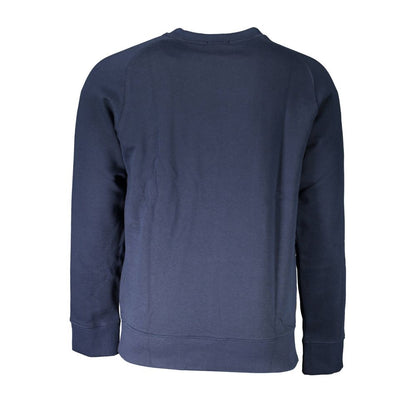 Timberland Blue Cotton Men Sweatshirt