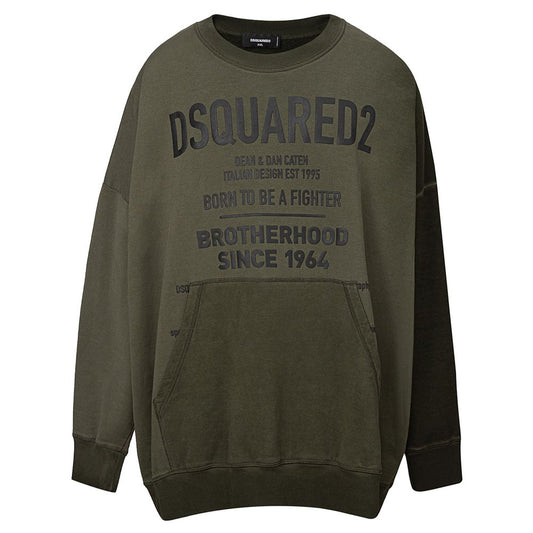 سترة قطنية خضراء من Dsquared²