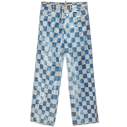 بنطلون جينز وبنطلون قطني أزرق من Dsquared²