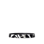 Tom Ford Black And White Leather Belt TO-890766620009954-85 CM / 34 INCHES