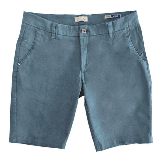 Yes Zee Light Blue Cotton Men Bermuda Short YE-15251-W30