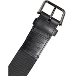Dolce & Gabbana Green Black Classic Metal Logo Buckle Belt BEL9341-90