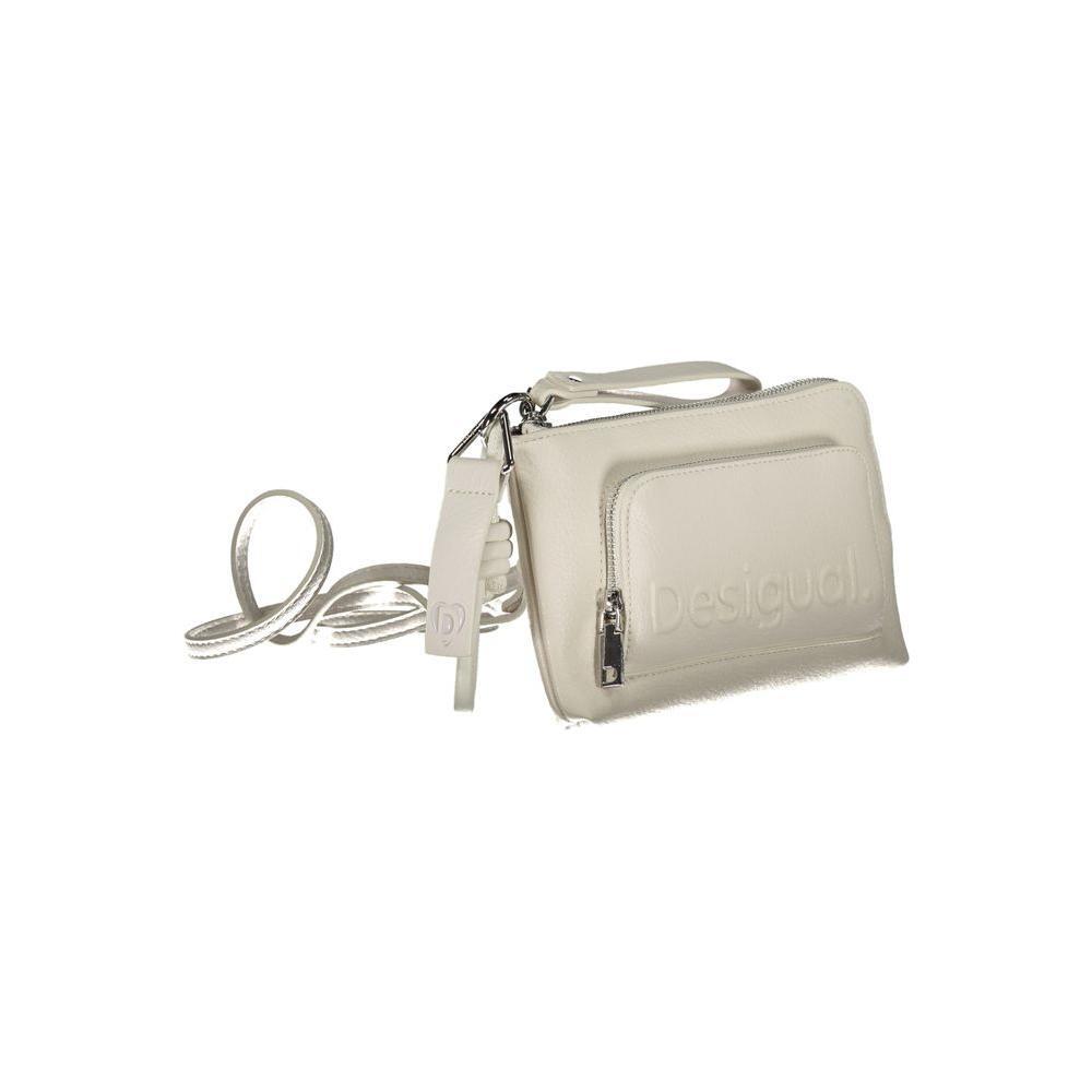 Desigual White Polyethylene Handbag DE-28987