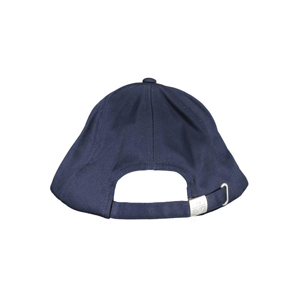 North Sails Blue Cotton Men Cap NO-16332